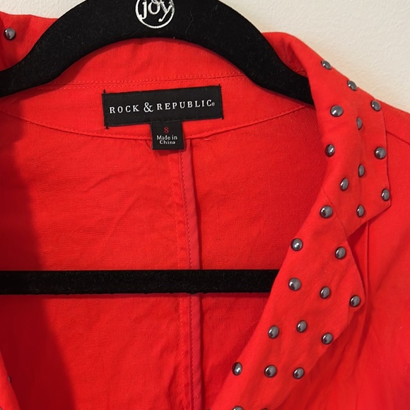Rock & Republic Red jacket - Picture 2 of 2